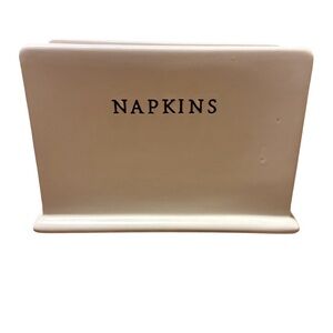 Hearth & Hand With Magnolia Stoneware Napkin Holder Joanna Gaines Farmhouse